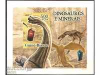 Чист блок Динозаври  2005  от Гвинея Бисау