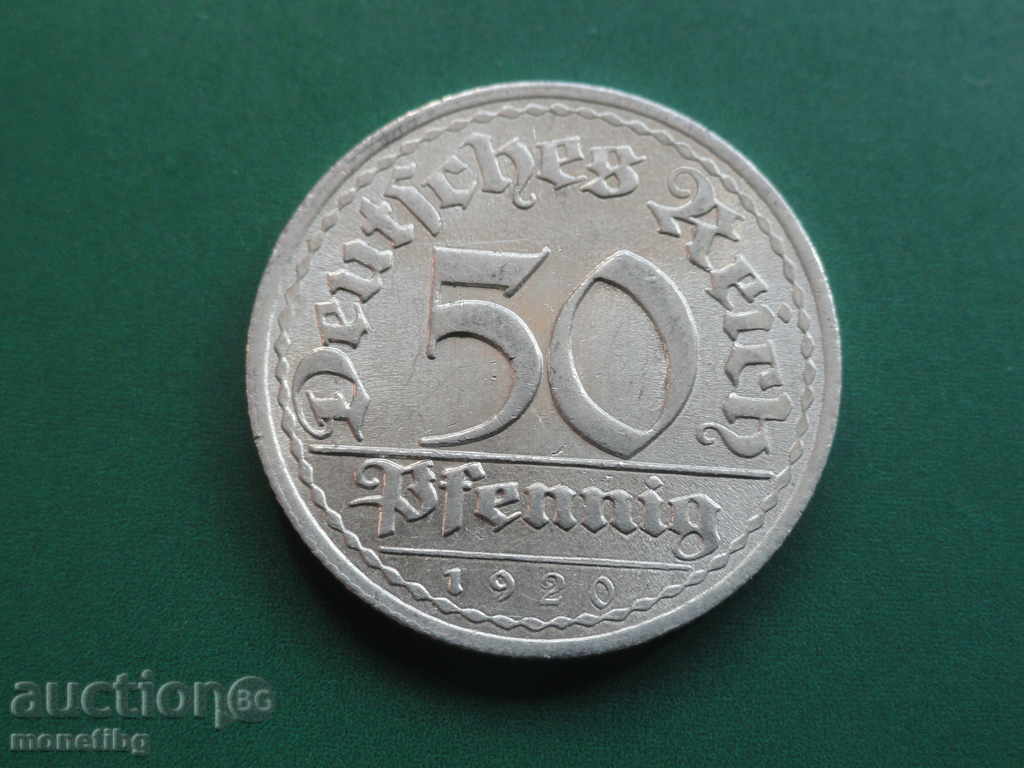 Germania 1920 - 50 pfenning (A) - 6 Germania 1920 - 50 pfenning (A) - 6