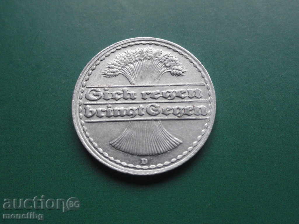 Auction Germany 1922 - 50 pfenning (D) Auction Germany 1922 - 50 pfenning (D)