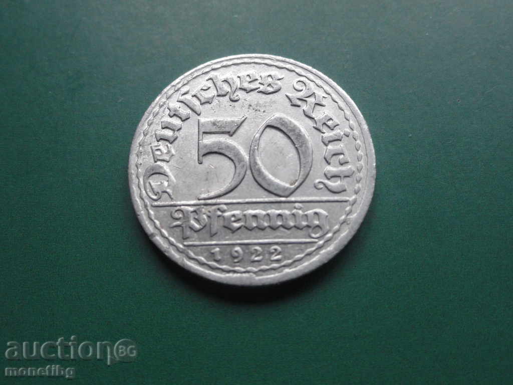 Delivery of Germany 1922 - 50 pfenning (D) Delivery of Germany 1922 - 50 pfenning (D)