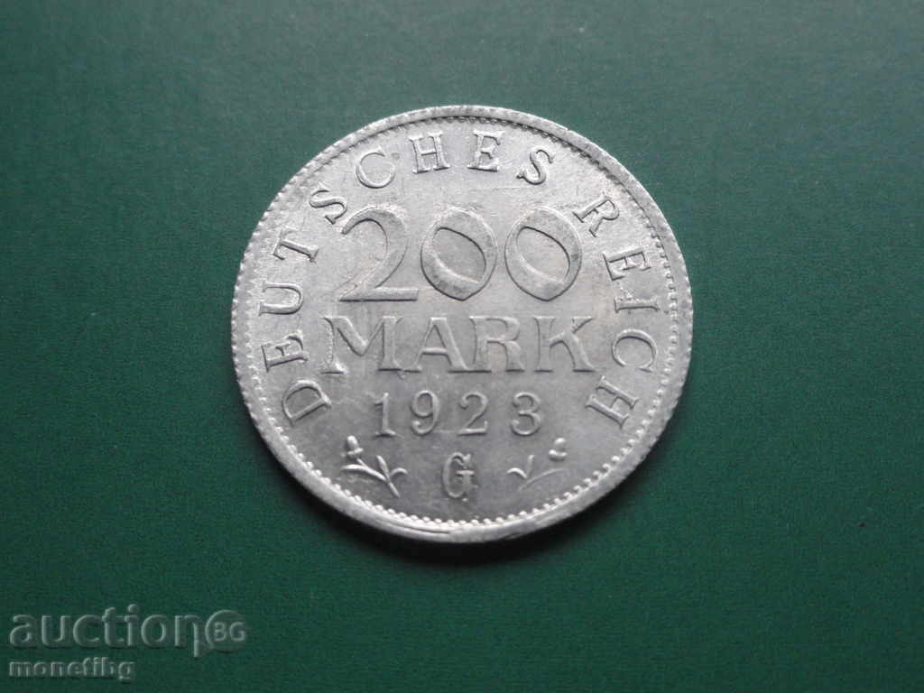 Auction Germany 1923 - 200 marks (G) Auction Germany 1923 - 200 marks (G)