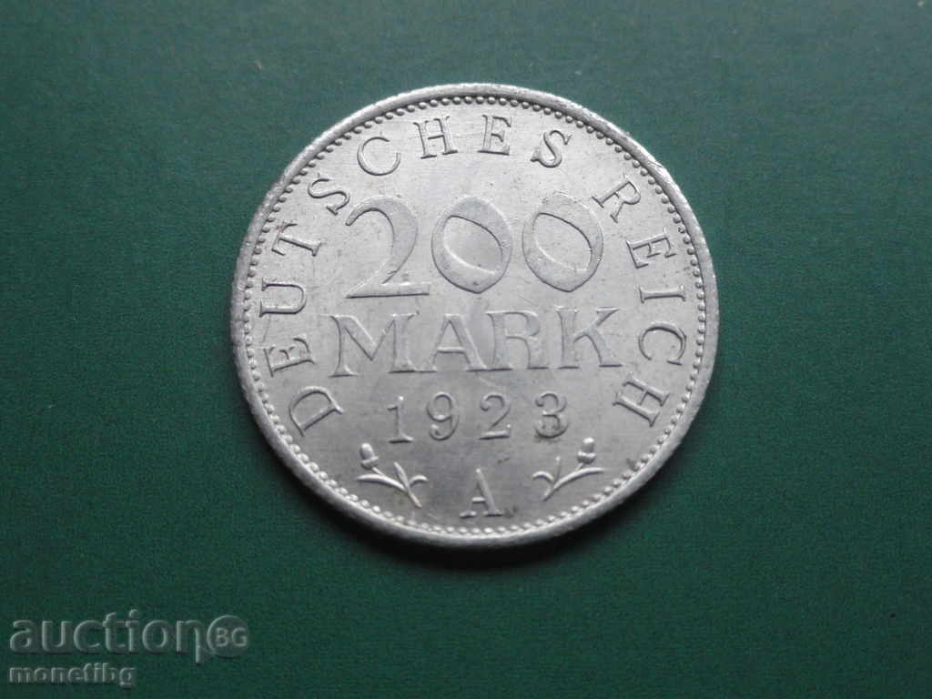 Auction Germany 1923 - 200 marks (A) Auction Germany 1923 - 200 marks (A)