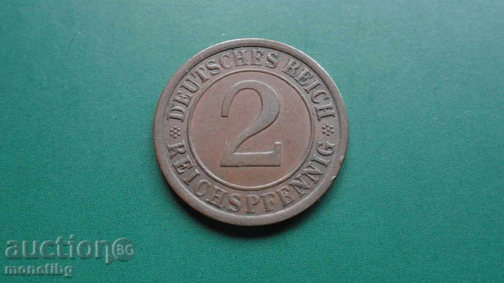 Germany 1924 - 2 pingings (A) - 6 Germany 1924 - 2 pingings (A) - 6