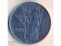 Италия 100 лири 1975 година