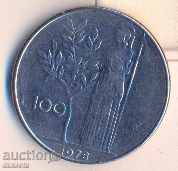 Ιταλία 100 λίρες το 1978
