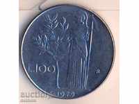 Италия 100 лири 1979 година