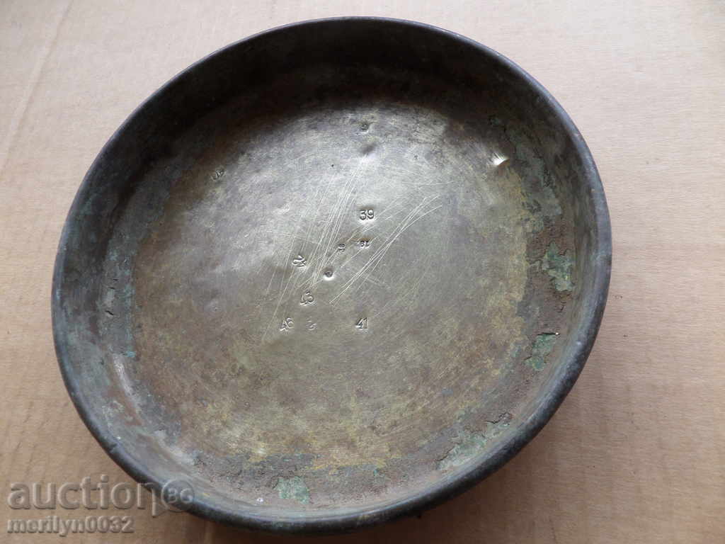 Old brass plate of scales pallet scales seals 1924 year - 7 Old brass plate of scales pallet scales seals 1924 year - 7