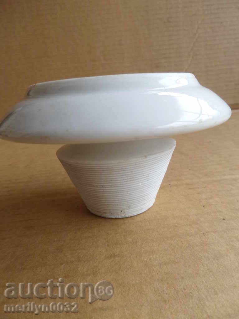 Auction An old porcelain porcelain candlestick Auction An old porcelain porcelain candlestick