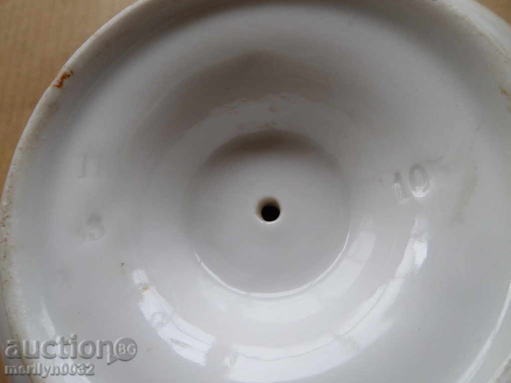 An old porcelain porcelain candlestick - 6 An old porcelain porcelain candlestick - 6