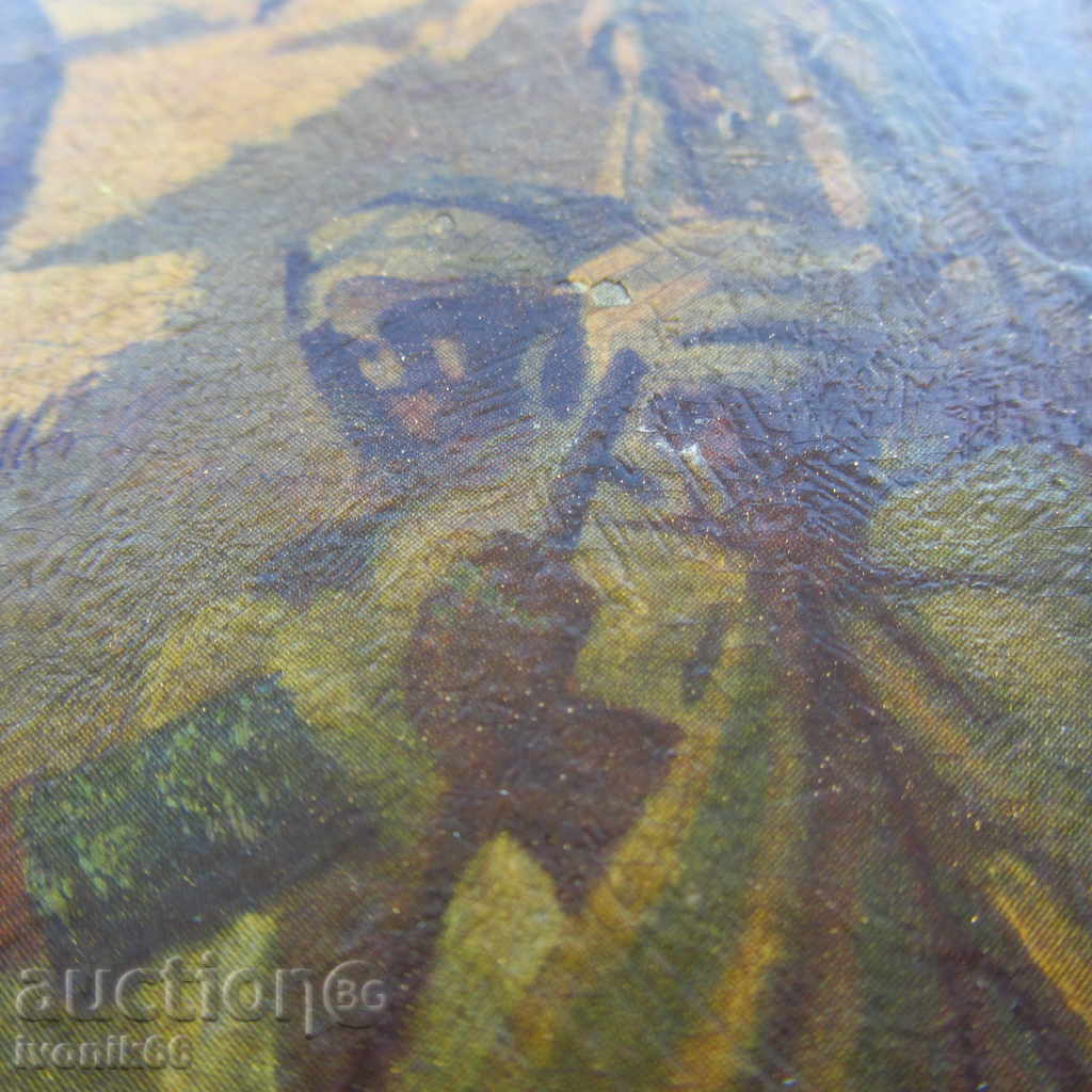 Auction ORIGINAL PAPER OIL ORIENT XIX century Auction ORIGINAL PAPER OIL ORIENT XIX century