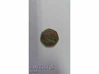 монета 1 долар Барбадос