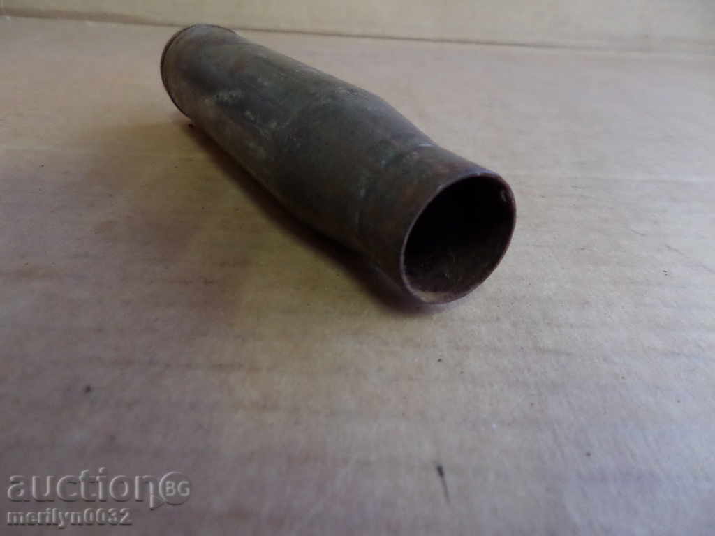Steel coil of a large gun ammunition cartridge - 6 Steel coil of a large gun ammunition cartridge - 6