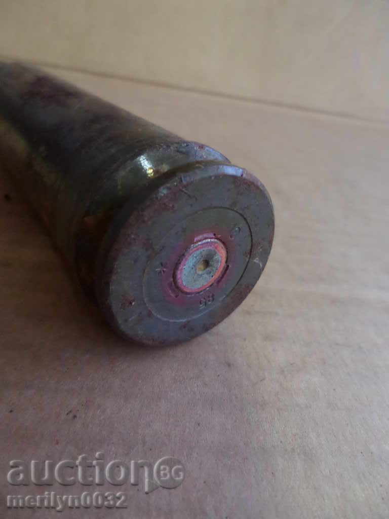 Steel coil of a large gun ammunition cartridge - 6 Steel coil of a large gun ammunition cartridge - 6