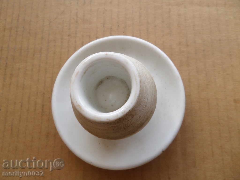Auction An old porcelain porcelain candlestick Auction An old porcelain porcelain candlestick