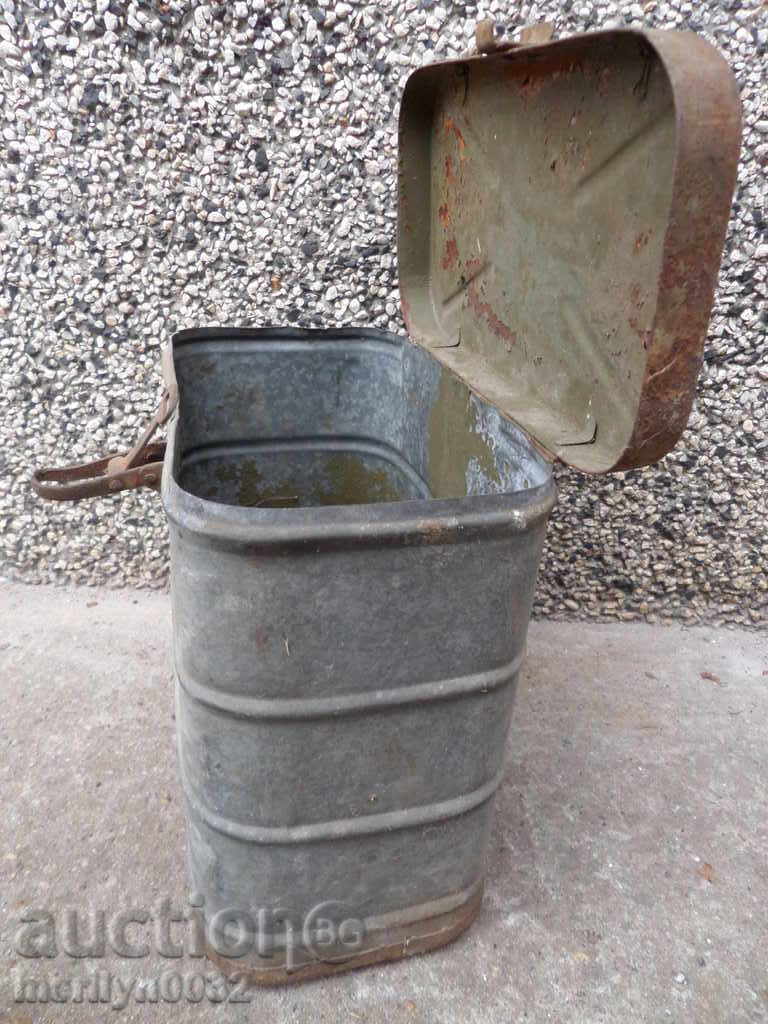 δοχείο Στρατού Β 'Παγκοσμίου Πολέμου κουτί WW2 - 5 δοχείο Στρατού Β 'Παγκοσμίου Πολέμου κουτί WW2 - 5