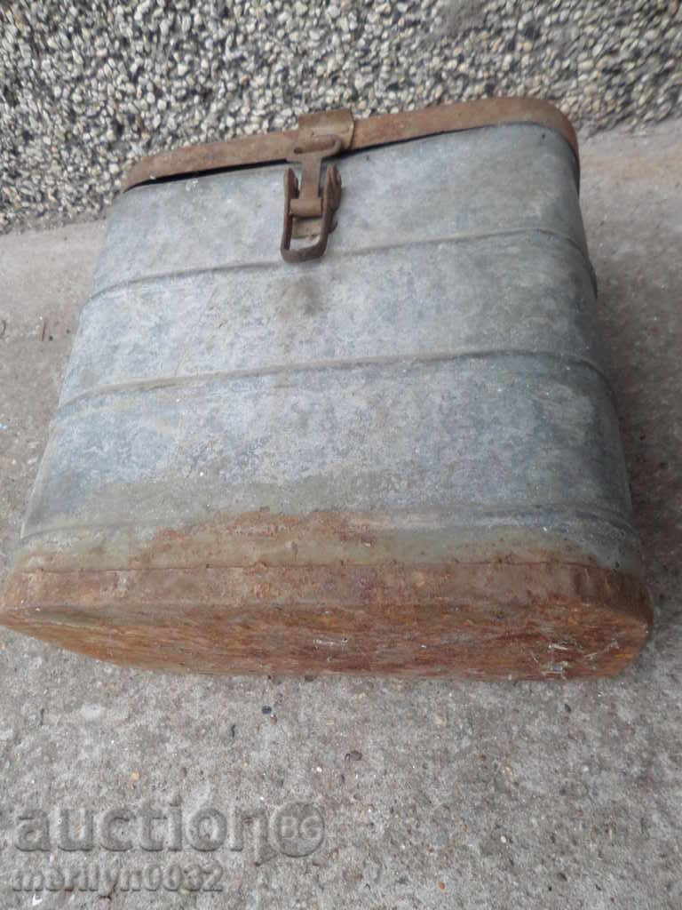 δοχείο Στρατού Β 'Παγκοσμίου Πολέμου κουτί WW2 - 6 δοχείο Στρατού Β 'Παγκοσμίου Πολέμου κουτί WW2 - 6