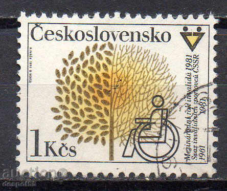 1981. Czechoslovakia. International Year of Disabled People.