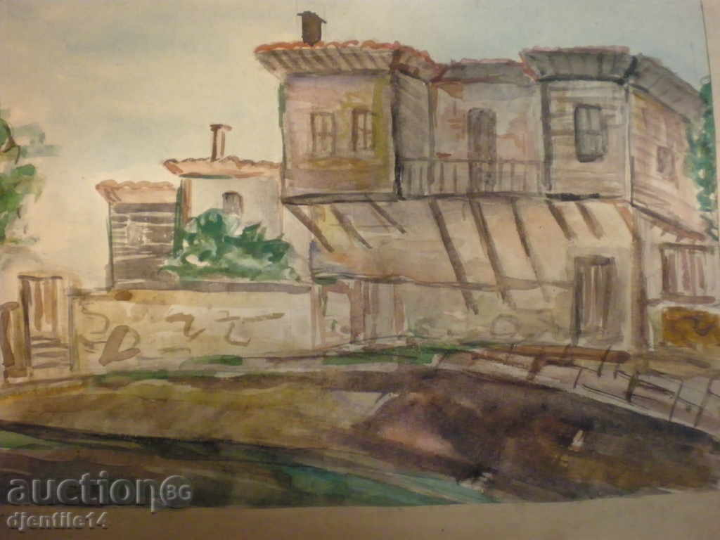 Watercolor-Sozopol with price 40.00 BGN | € 20.45 Watercolor-Sozopol with price 40.00 BGN | € 20.45