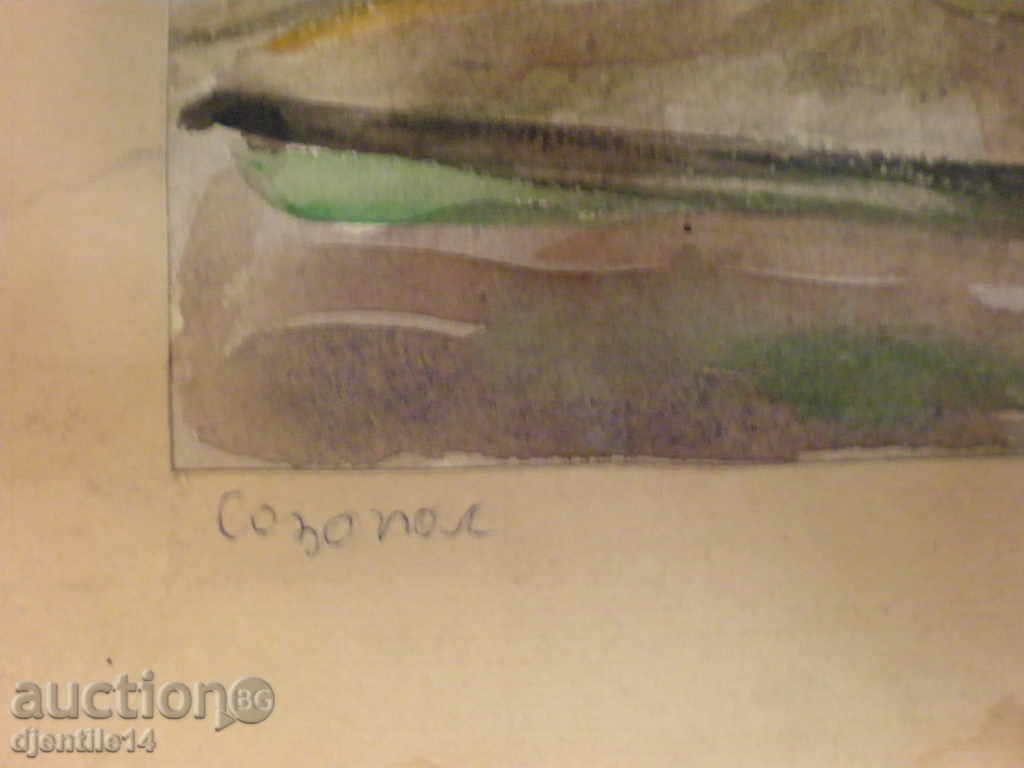 Delivery of Watercolor-Sozopol Delivery of Watercolor-Sozopol