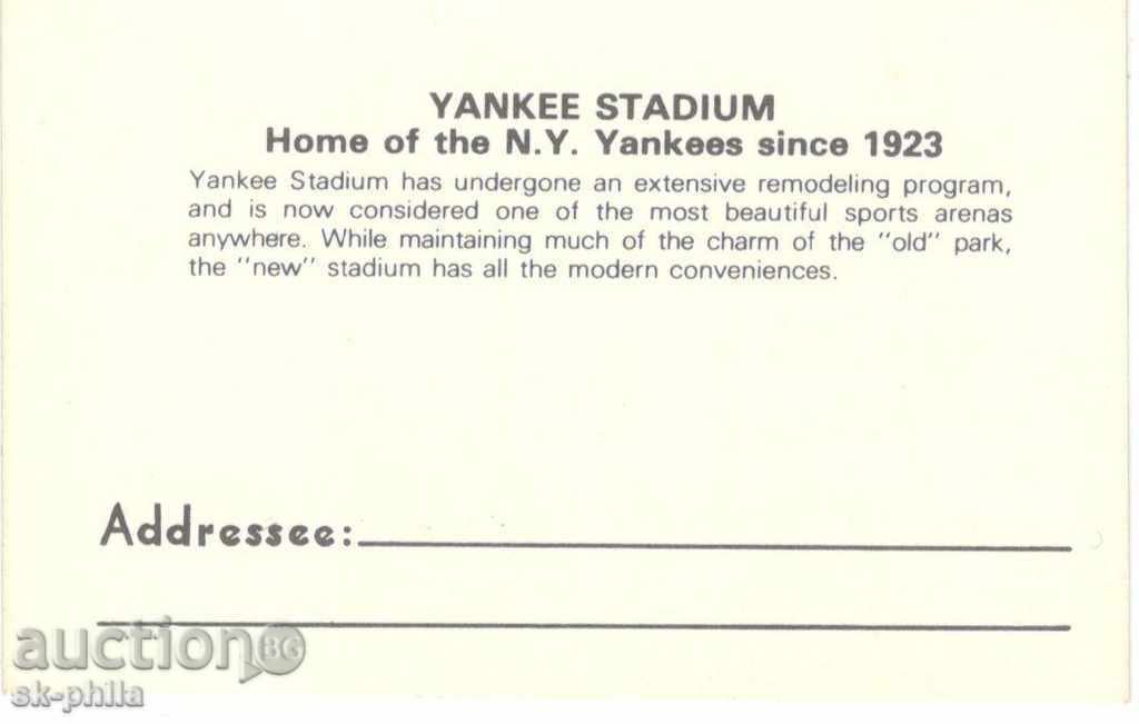 Old postcard - New York, Yankee Stadium, baseball with price 0.60 BGN | € 0.31