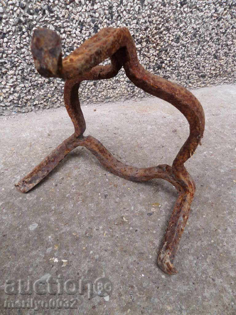 Delivery of An old forged sack, fireplace, grill, wrought iron Delivery of An old forged sack, fireplace, grill, wrought iron