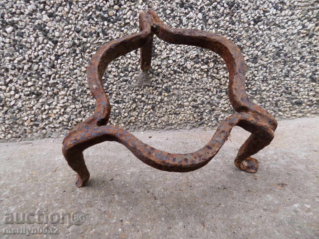 An old forged sack, fireplace, grill, wrought iron - 5 An old forged sack, fireplace, grill, wrought iron - 5