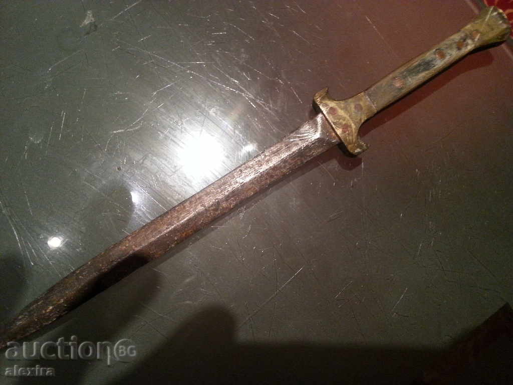 an old unique collectible rare dagger clack sword with price 125.00 BGN | € 63.91 an old unique collectible rare dagger clack sword with price 125.00 BGN | € 63.91