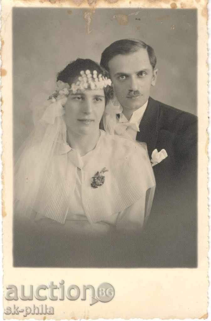 Παλιά φωτογραφία - Γάμος Εκτύπωση