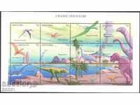 Чисти марки в малък лист Фауна Динозаври 1994 от Гренада