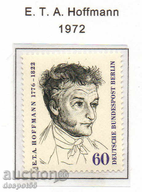 1972. Berlin. ETA Hoffman (1776-1822), musician and artist