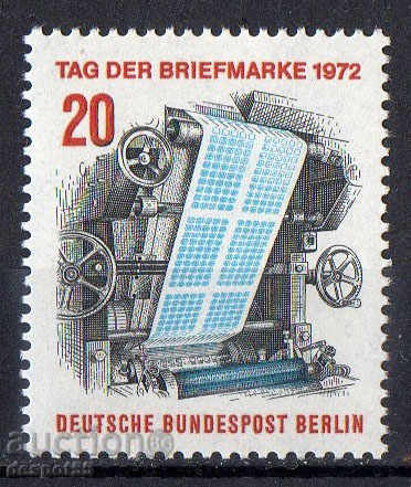 1972. Βερολίνου. Ημέρα σφραγίδα του ταχυδρομείου.