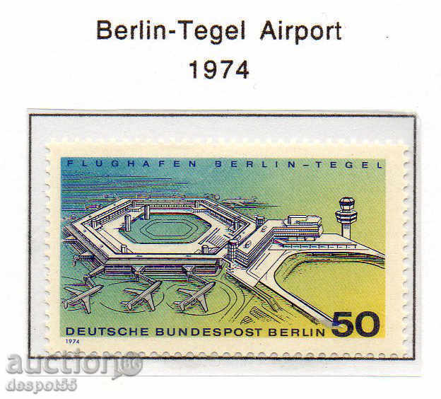 1974. Berlin. Opening of the airport in Berlin.