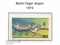 1974. Berlin. Opening of the airport in Berlin.