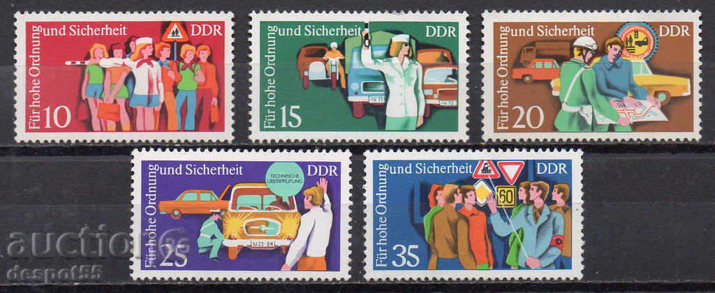 1975. GDR. Traffic Safety, 3rd Edition