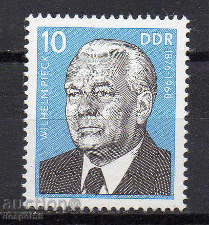 1975. GDR. Wilhelm Pieck.