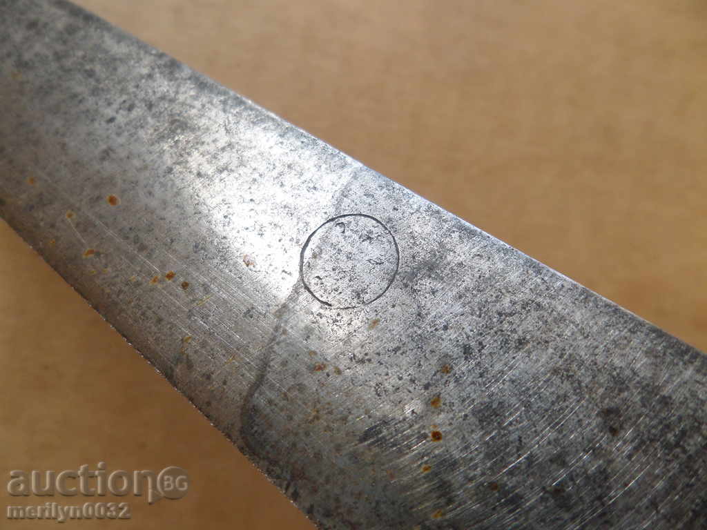 Auction Old butcher knife blade dagger Auction Old butcher knife blade dagger