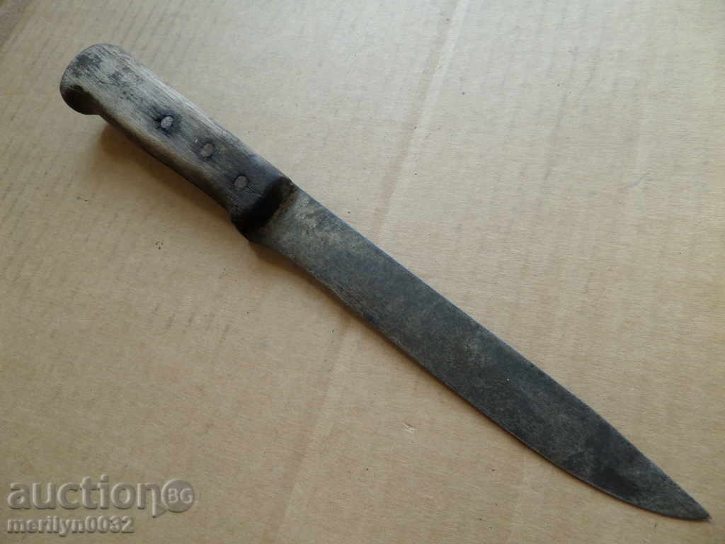 Παλιά κρεοπωλείο στιλέτο μαχαίρι
