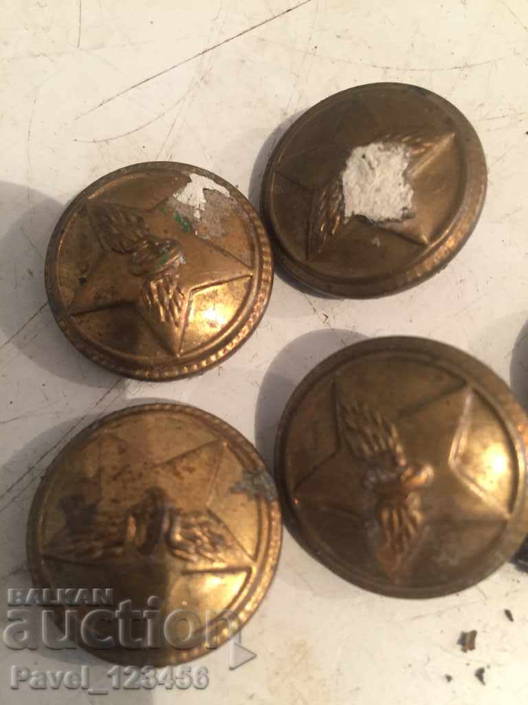very old military buttons with price 4.99 BGN | € 2.55 very old military buttons with price 4.99 BGN | € 2.55