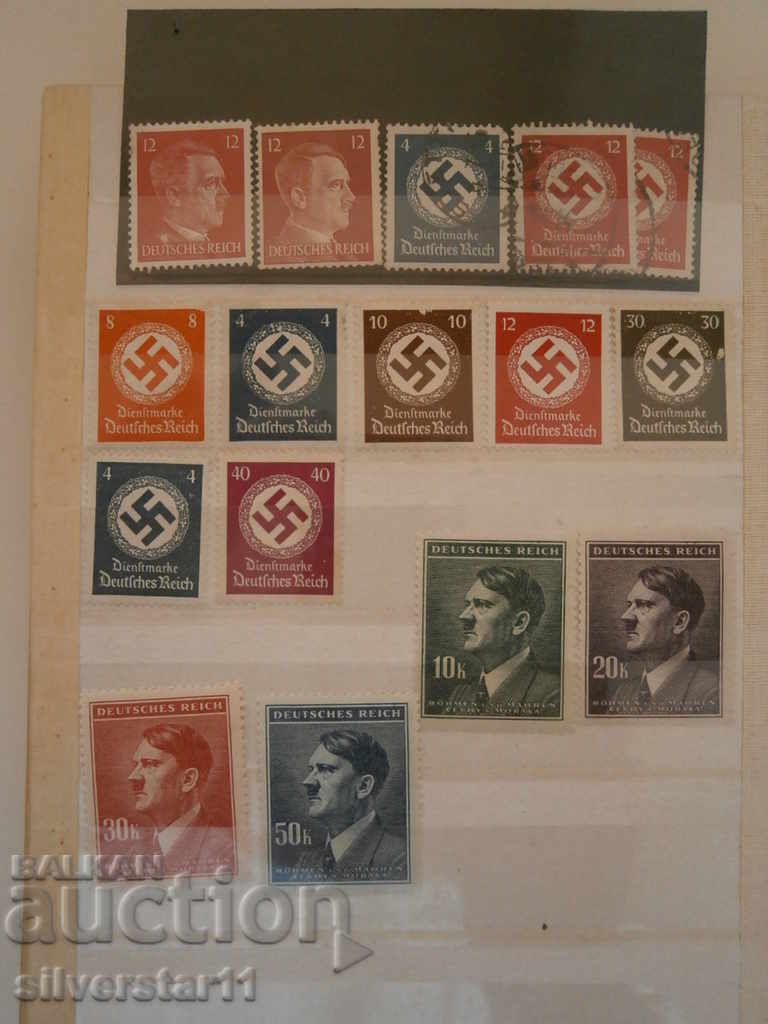 stamps third reich swastika - 7