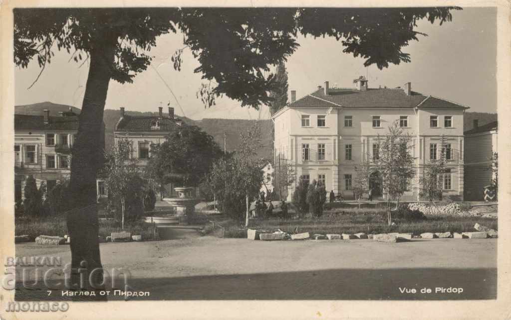 Old postcard - Pirdop, Vista
