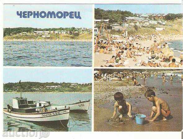 Carte poștală Bulgaria Cernomoreț Burgas 1 *