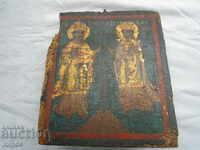 STARA, MULTIPLE OLD HOUSEHOLD ICON ST. CONSTANTINE AND ELENA