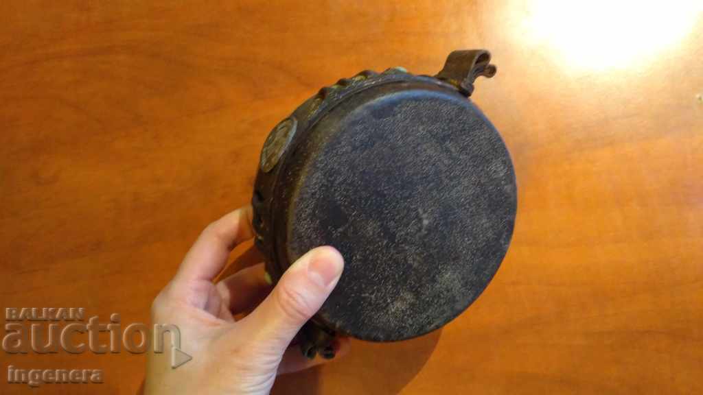 BOWL NUTS CANDY WOOD AND LEATHER - 6 BOWL NUTS CANDY WOOD AND LEATHER - 6