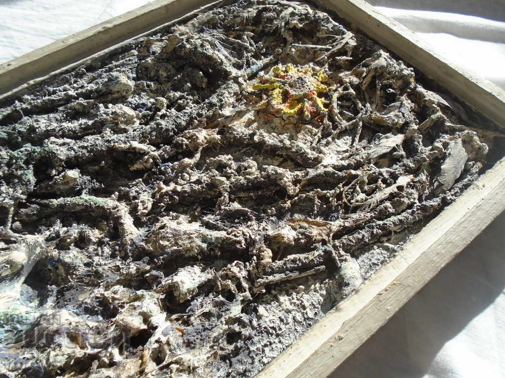 OLD PAINTING - ACRYLIC, OIL, COLLAGE, SM. EQUIPMENT - 6 OLD PAINTING - ACRYLIC, OIL, COLLAGE, SM. EQUIPMENT - 6