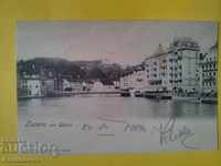 Lucerne 1904 Postkarte Luzern