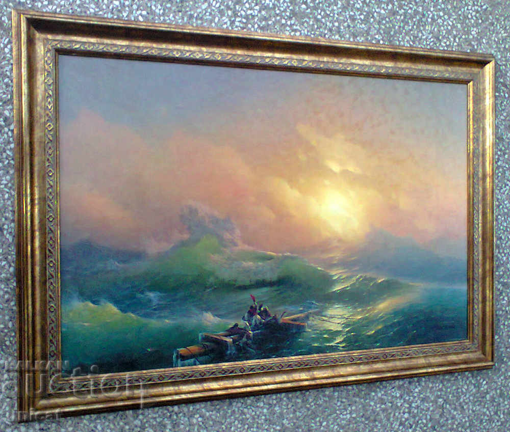 Al nouălea arbore - Aivazovsky, o copie exactă a originalului Al nouălea arbore - Aivazovsky, o copie exactă a originalului