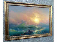 Ninth shaft - Aivazovsky, an exact copy of the original