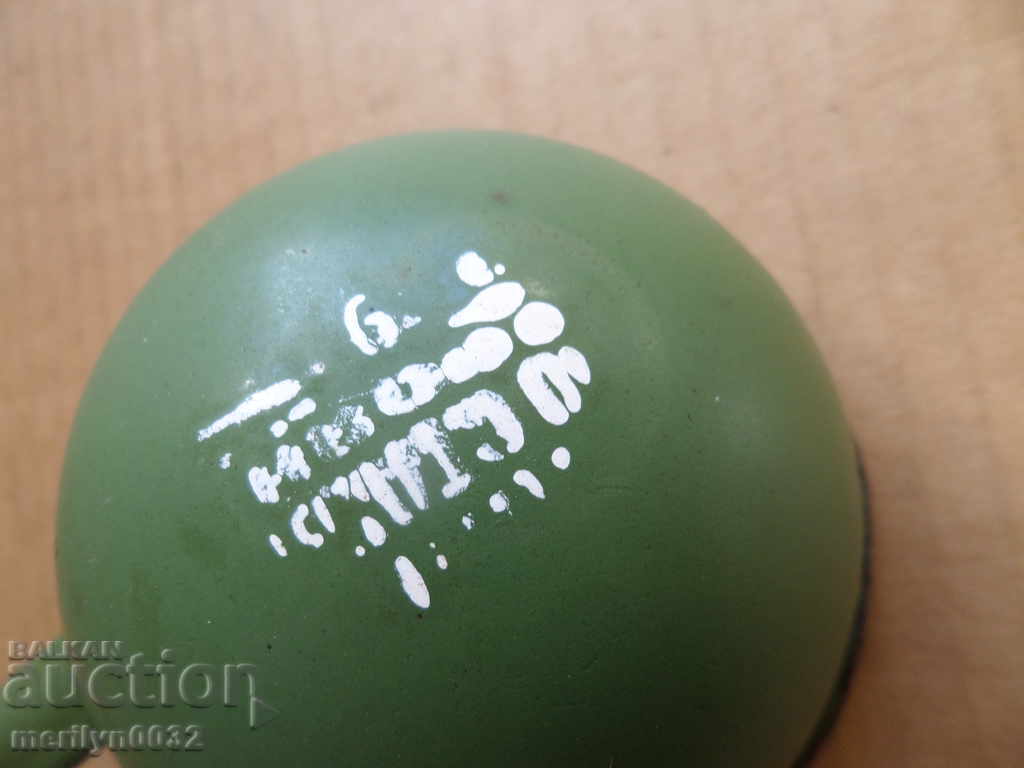 Old spoon with enamel, lamb early wound, PRB - 7