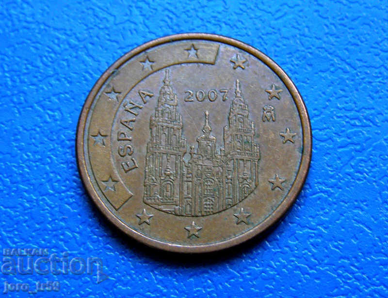 Spain 5 euro cent Euro cent 2007
