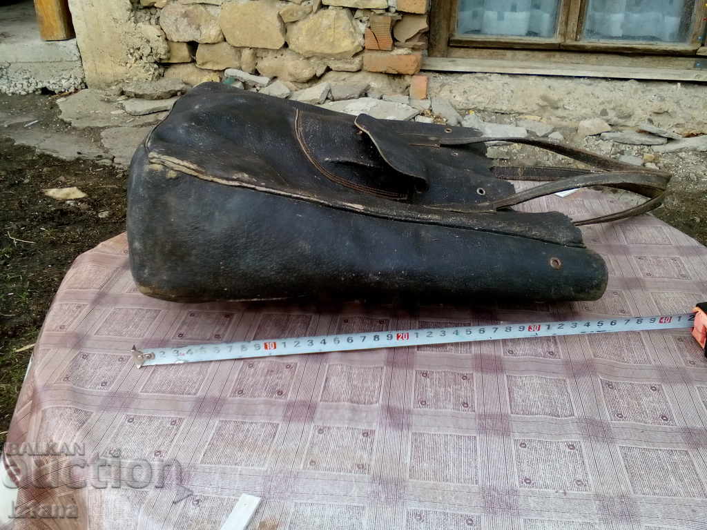 Ancient leather bag, bag - 5 Ancient leather bag, bag - 5